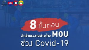 8 ขั้นตอน แนวทางการนำเข้าแรงงานต่างด้าว MOU โควิด19