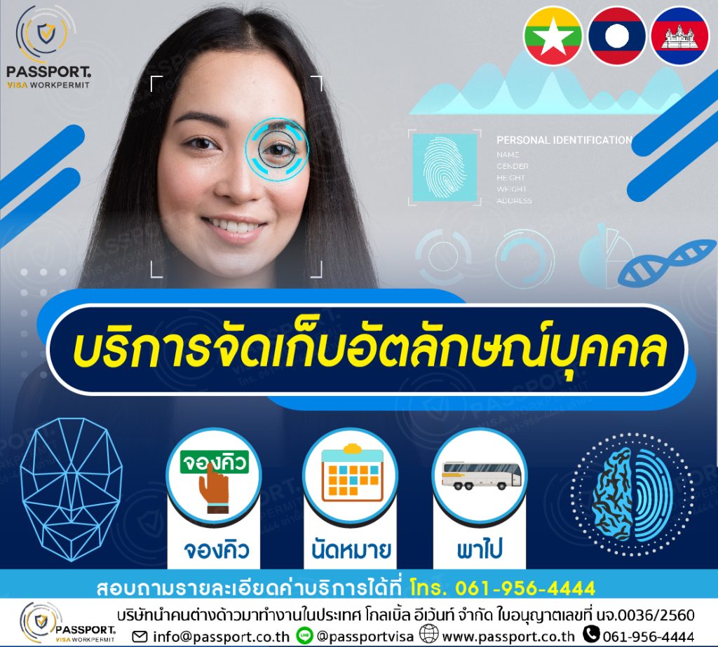 บริการแรงงานต่างด้าว 2568 Biometrics