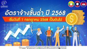 อัปเดตอัตราค่าจ้างขั้นต่ำล่าสุด 2568 | เริ่มบังคับใช้ 1 กรกฎาคม 2568